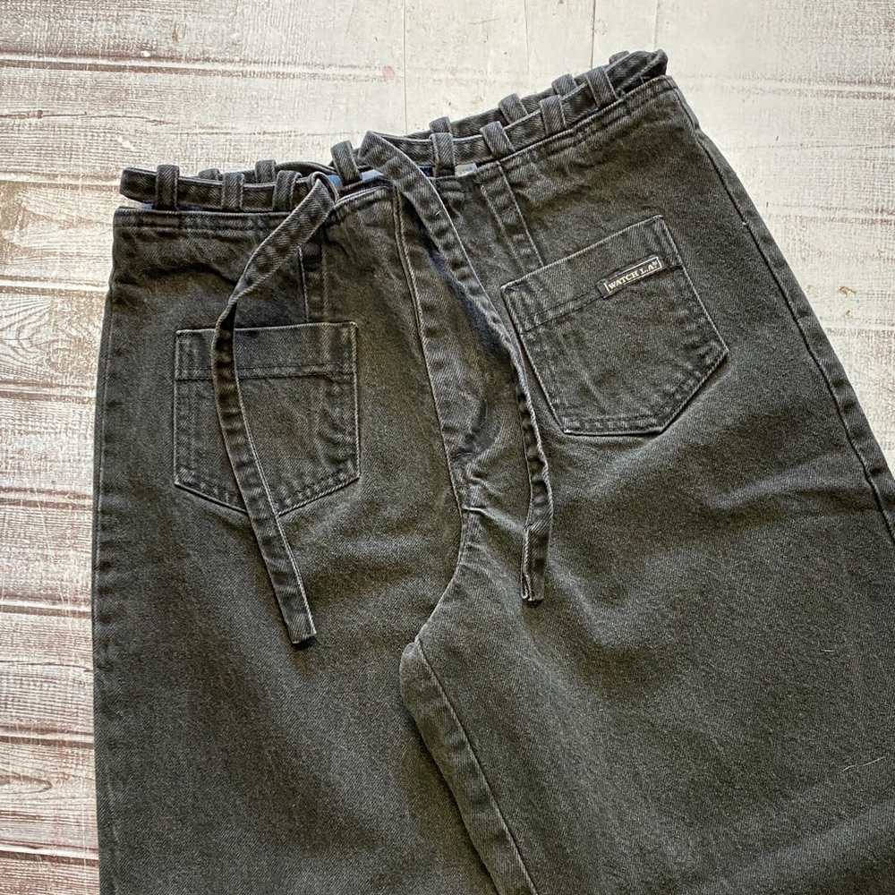 WATCH L.A. Black Cotton Garment with Branded Tag